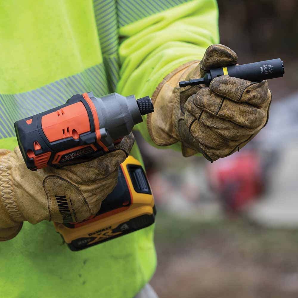 Klein BAT20CD Battery-Operated Compact Impact Driver, 1/4-Inch Hex Drive, Tool Only - Image 6