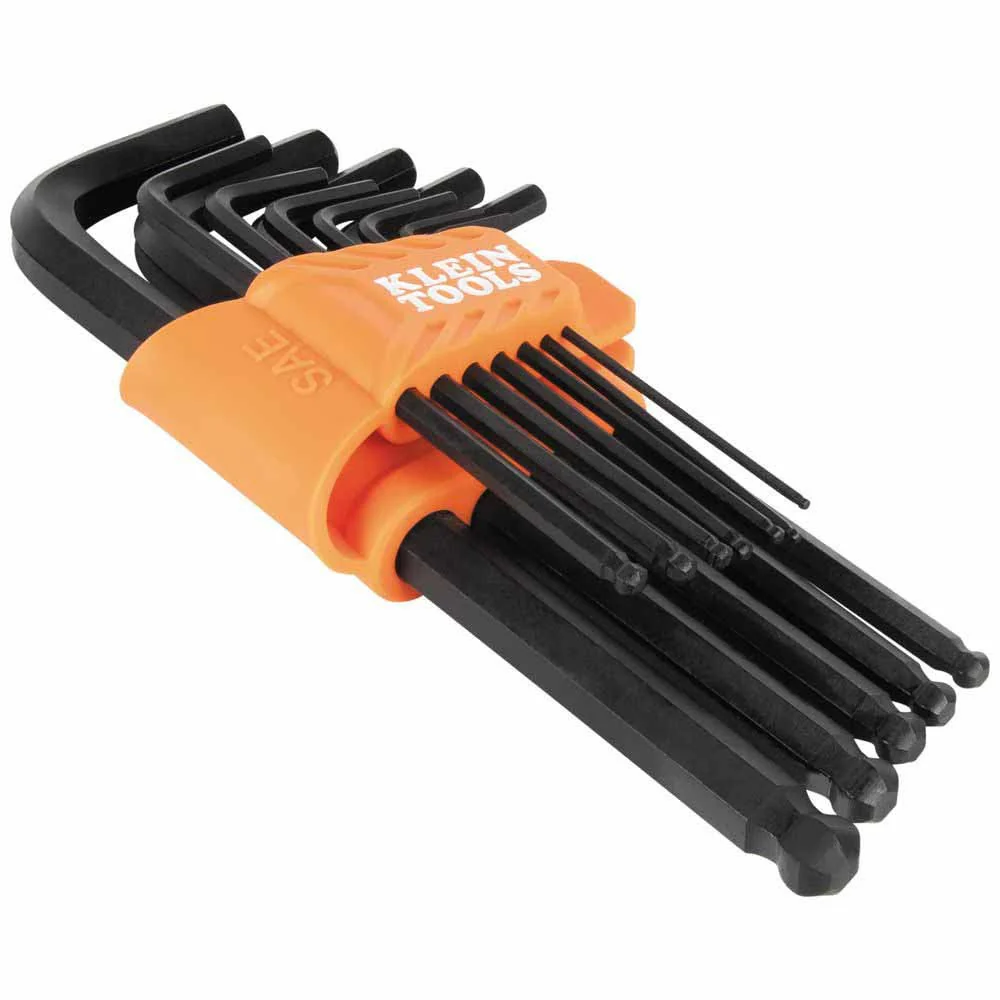 Klein BLS12 L-Style Ball-End Hex Key Wrench Set, SAE, 12-Piece - Image 2