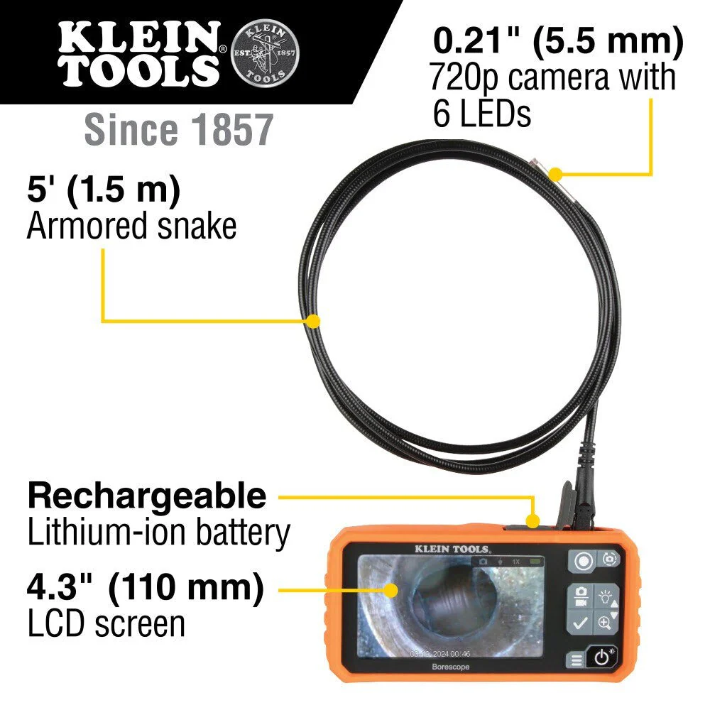 Klein ET18 Plumber's Borescope - Image 2