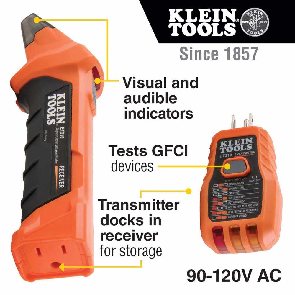 Klein ET310KIT Circuit Breaker Finder Kit - Image 2