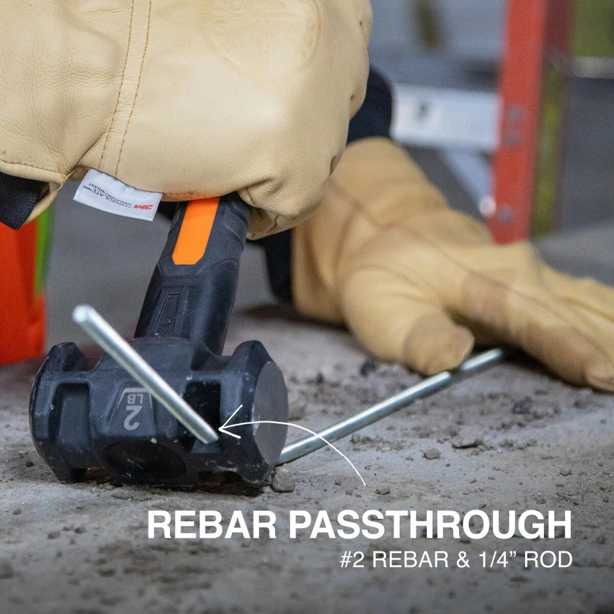 Klein H80692 Fiberglass Handle Drilling Hammer, Smooth Face, Overstrike Protection (2 lb) - Image 5