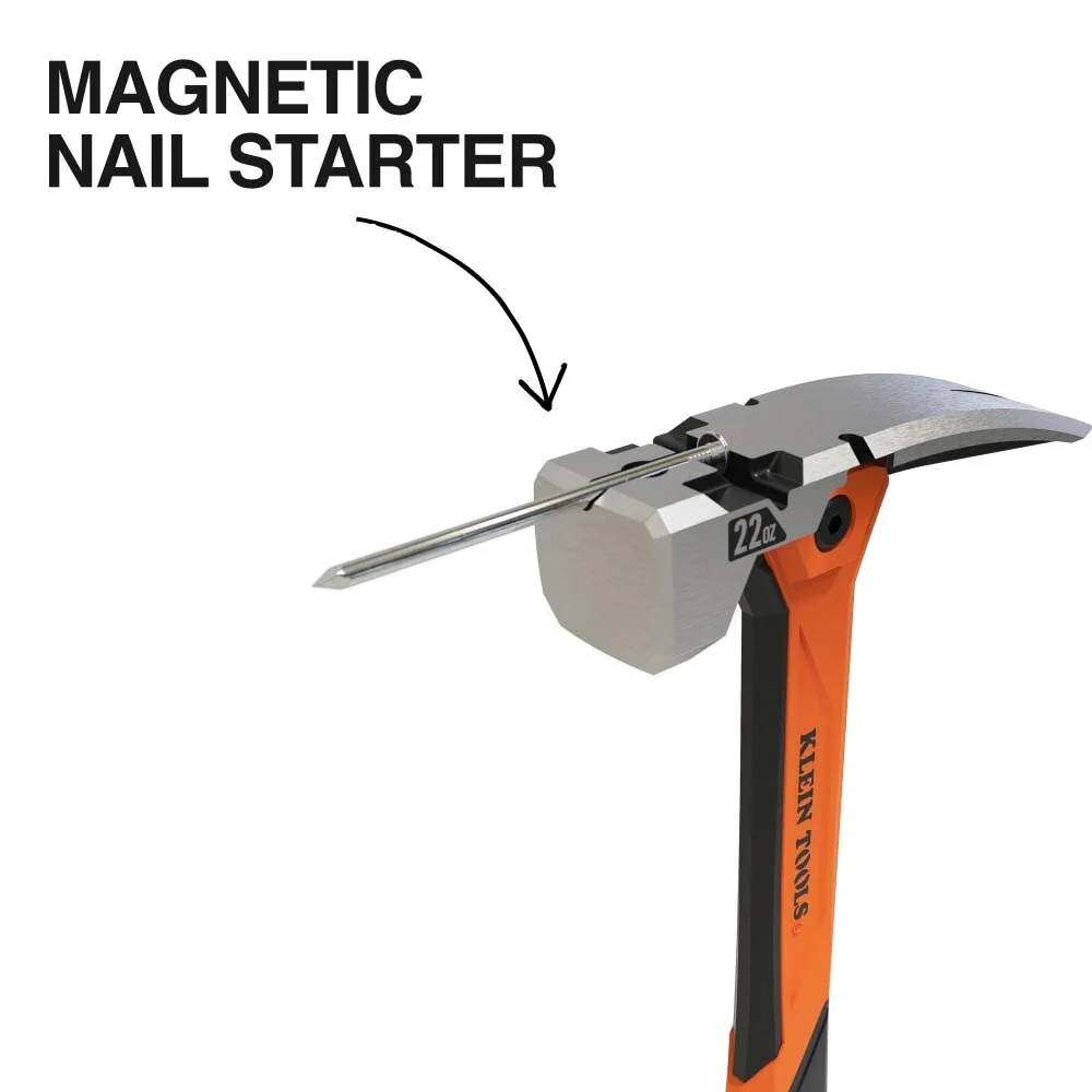 Klein H81022 Milled Face Vibration-Reducing Hammer for Precise Nail Driving - Image 5