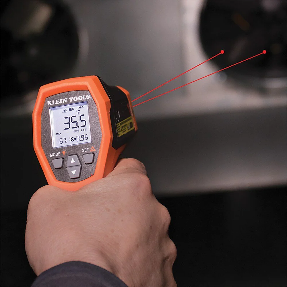 Klein IR10 Dual-Laser Infrared Thermometer, 20:1 - Image 7