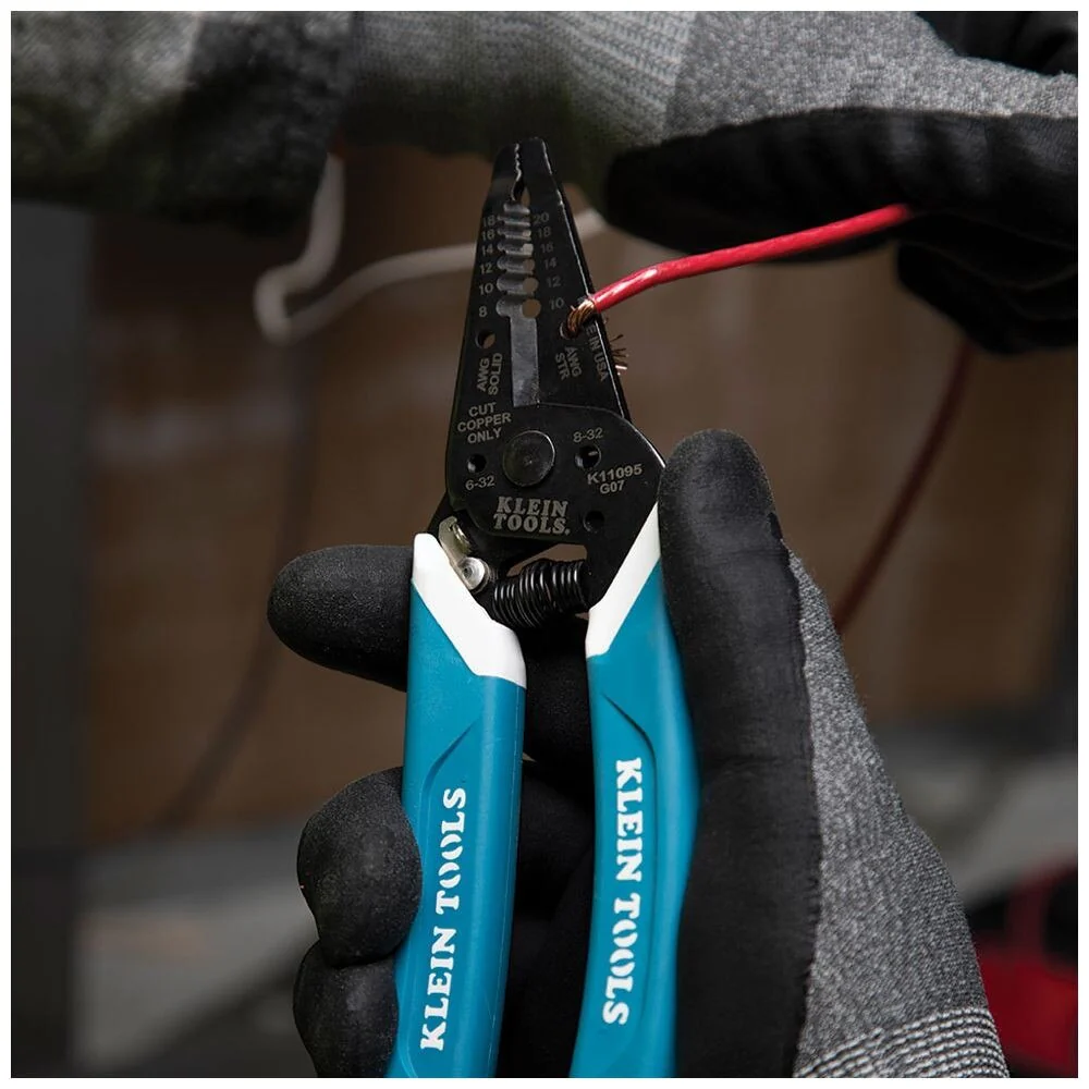 Klein K11095 Klein-Kurve Wire Stripper / Cutter, 8-20 AWG - Image 10