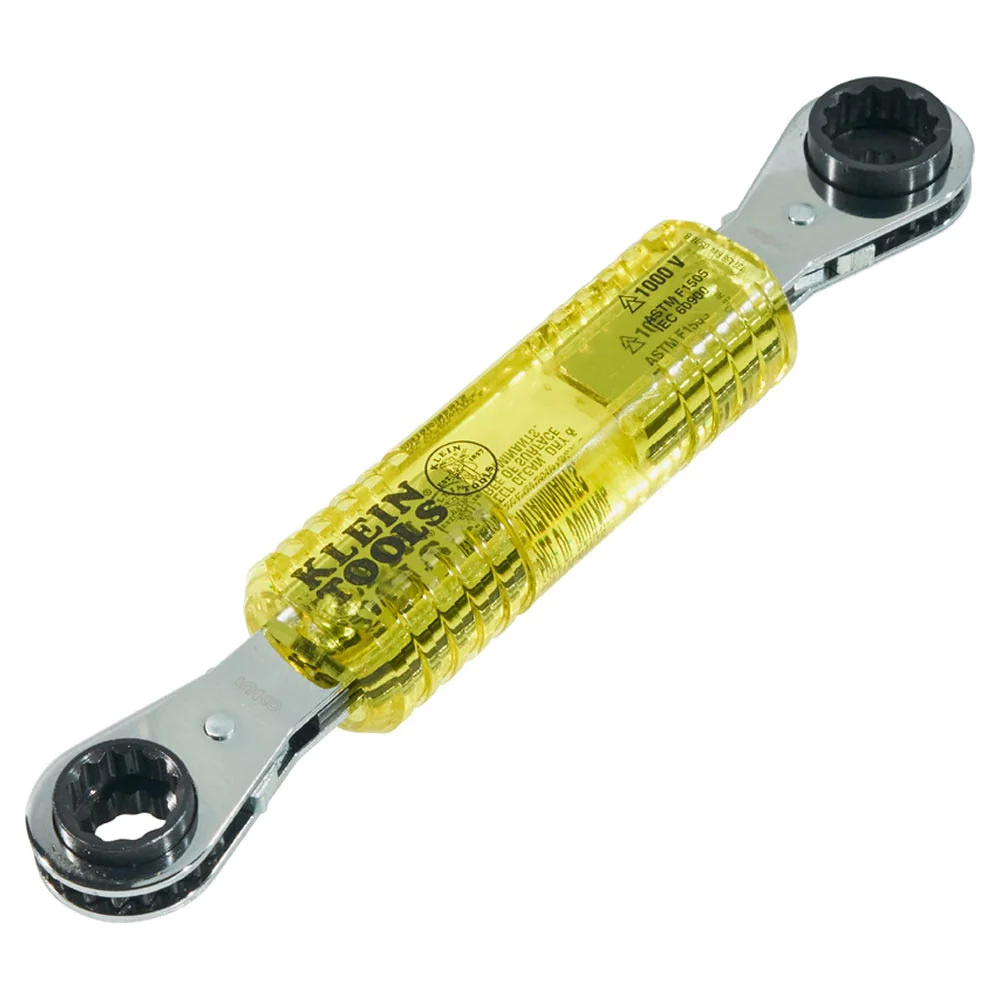 Klein KT223X4-INS Lineman's Insulating 4-in-1 Box Wrench - Image 2