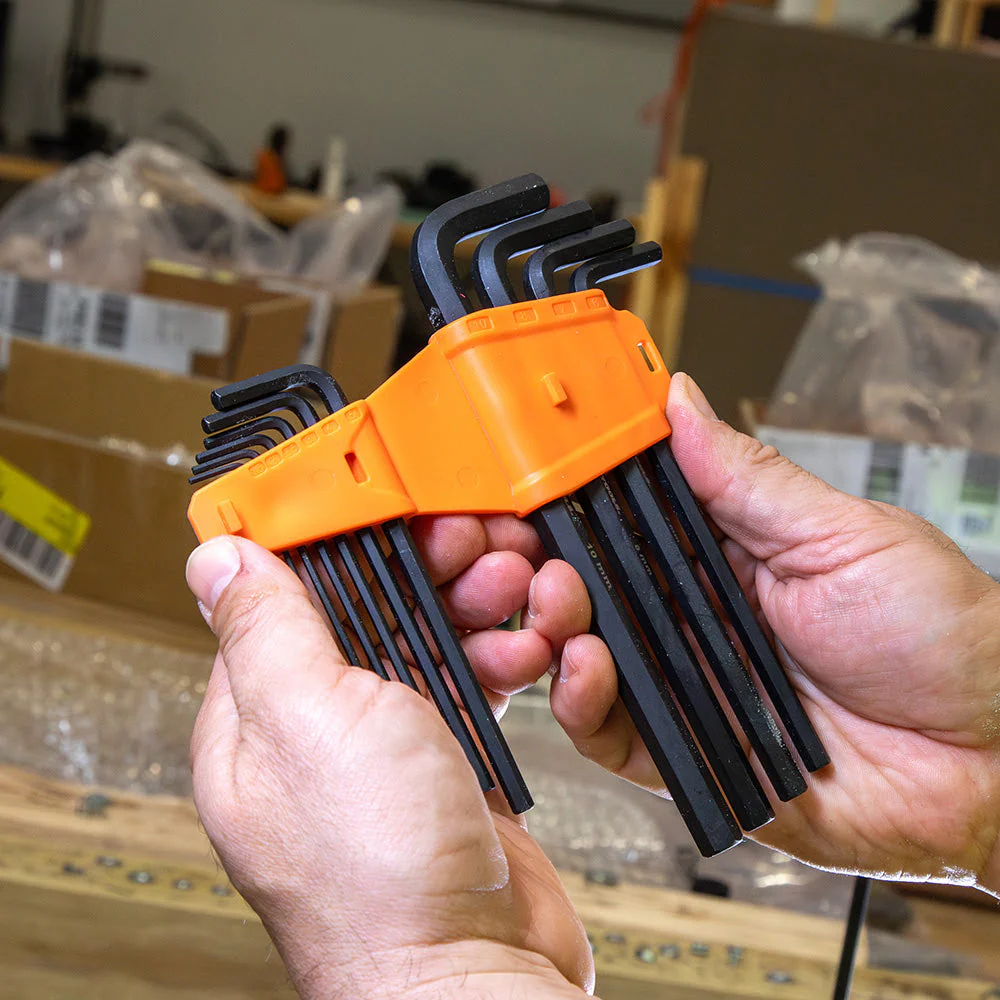 Klein LS22 L-Style Long Hex Key Set, SAE and Metric, 22-Piece - Image 9