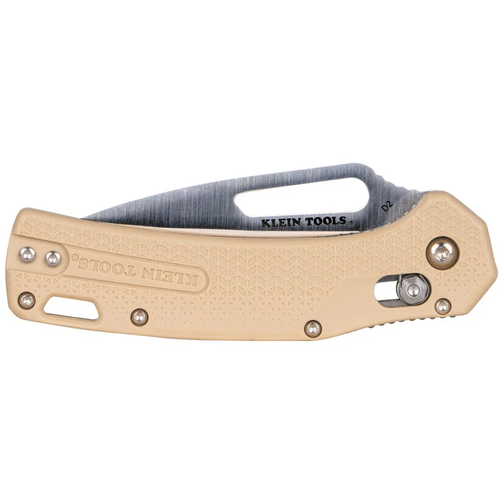 Klein OGK001TNT KTO Resurgence Knife, Tanto Blade, Sand Handle - Image 5