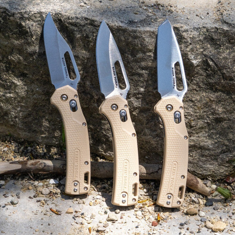 Klein OGK001TNT KTO Resurgence Knife, Tanto Blade, Sand Handle - Image 7
