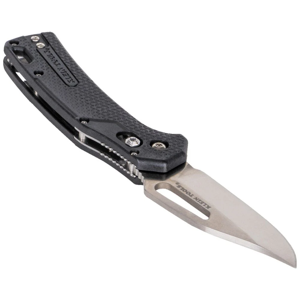 Klein OGK002BKT KTO Resurgence Knife, Clip Point Blade, Black Handle - Image 3