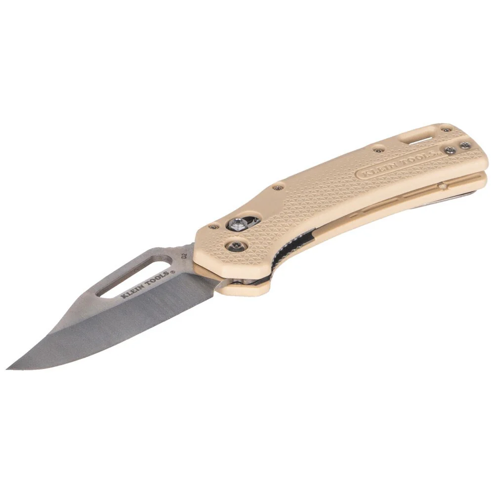 Klein OGK002TNT KTO Resurgence Knife,Clip Point Blade, Sand Handle - Image 2