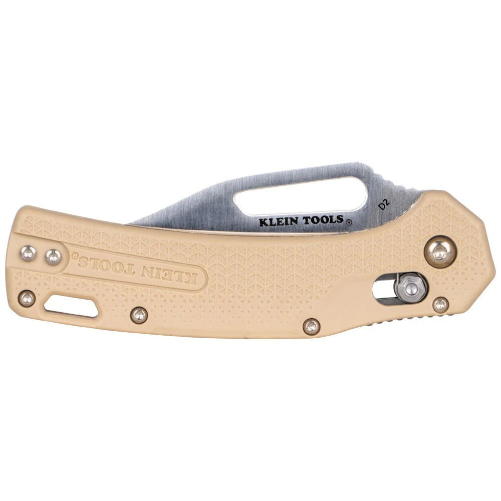 Klein OGK002TNT KTO Resurgence Knife,Clip Point Blade, Sand Handle - Image 5
