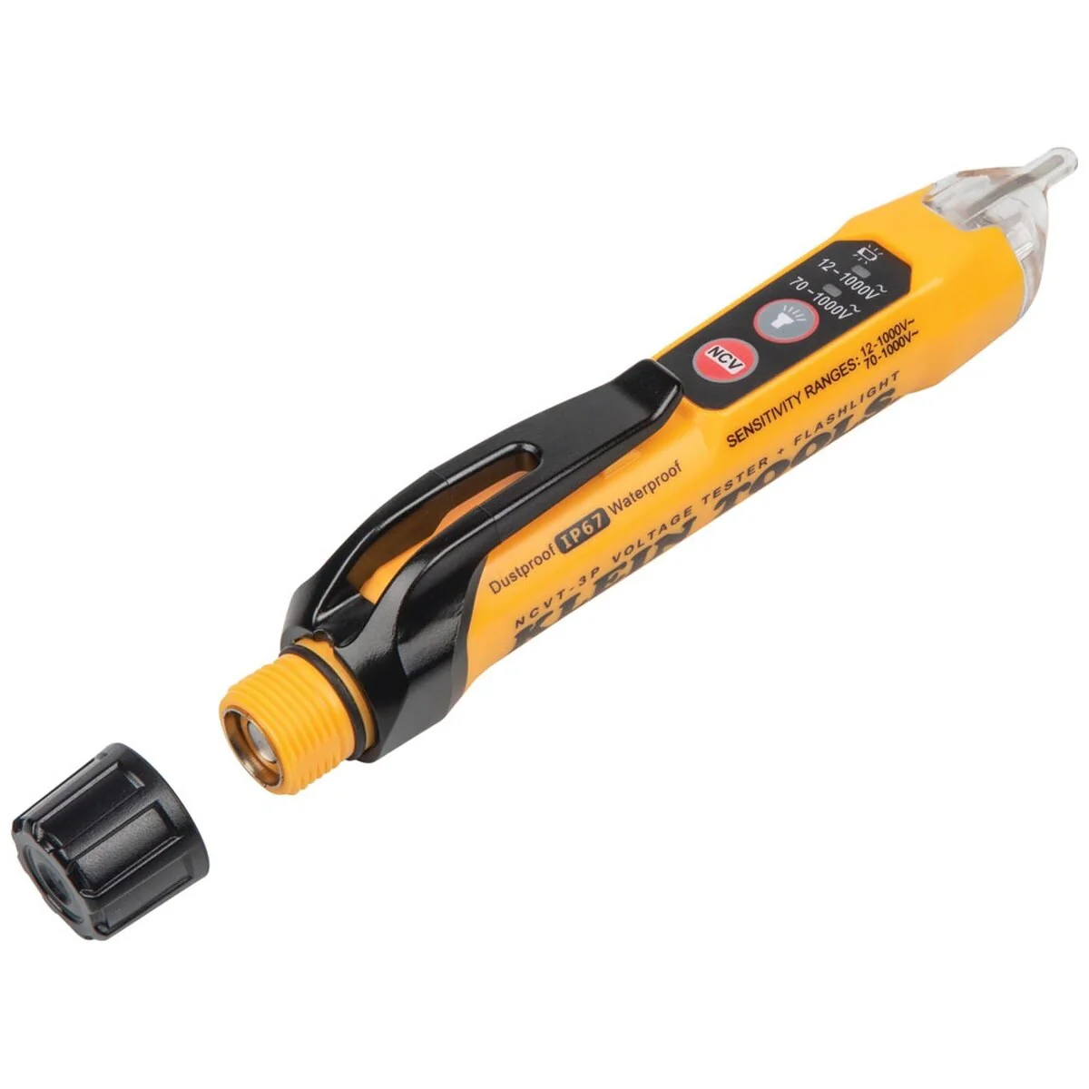 Klein RT250KIT Premium Dual-Range NCVT and GFCI Receptacle Tester Electrical Test Kit (4 x AAA Batteries) - Image 6