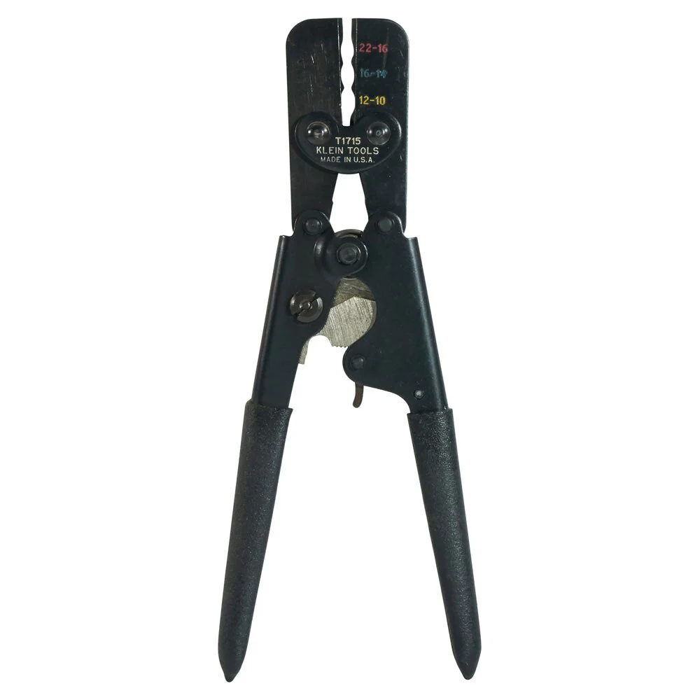 Klein T1715 Full Cycle Ratcheting Crimper - Insulated Terminals - Image 2