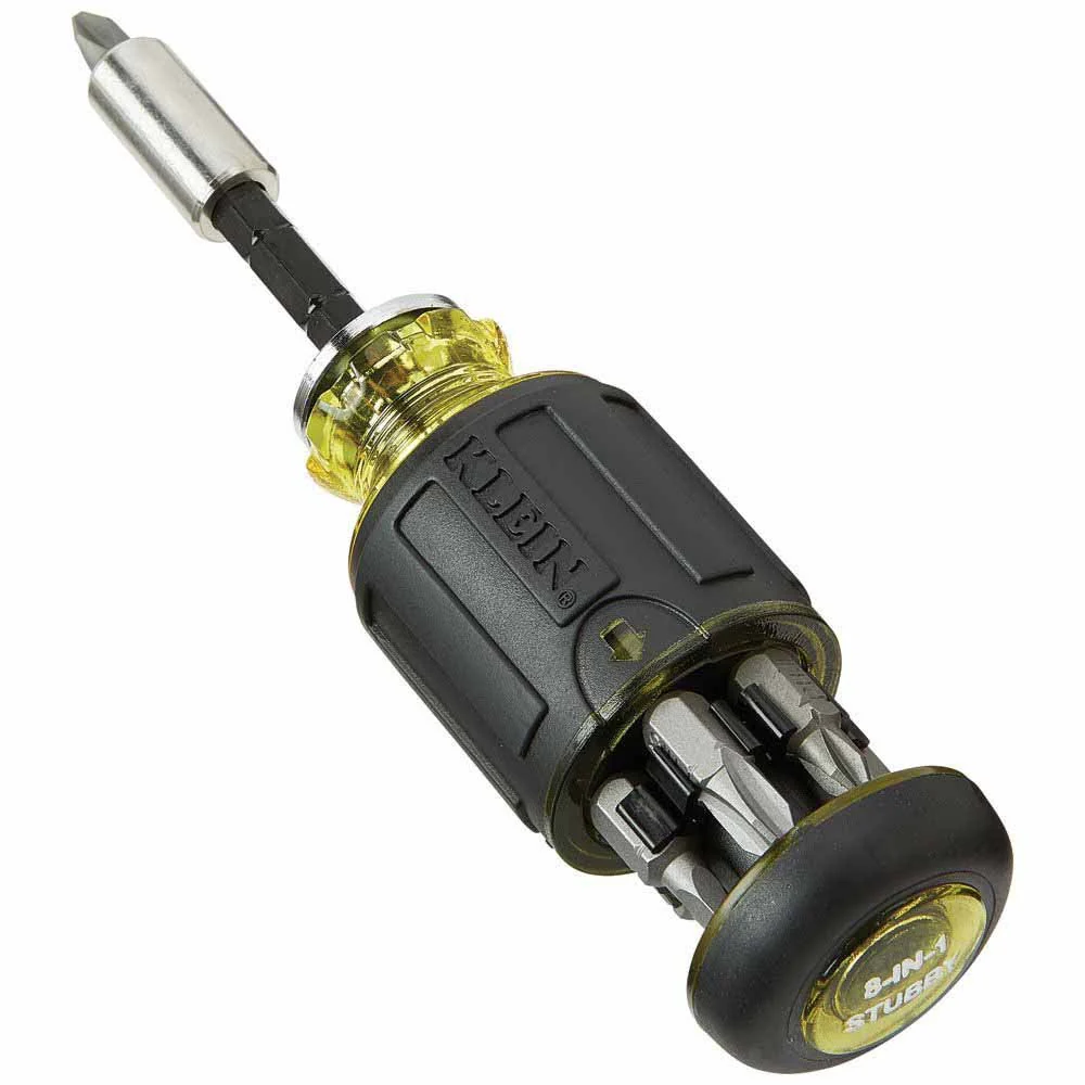 Klein Tools 32308HD 12-in-1 Impact Rated Stubby Driver Set with Flip Sockets - Image 3