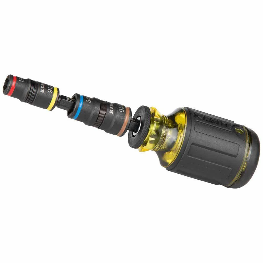 Klein Tools 32932 5-in-1 Impact Rated Flip Socket Set - Image 2
