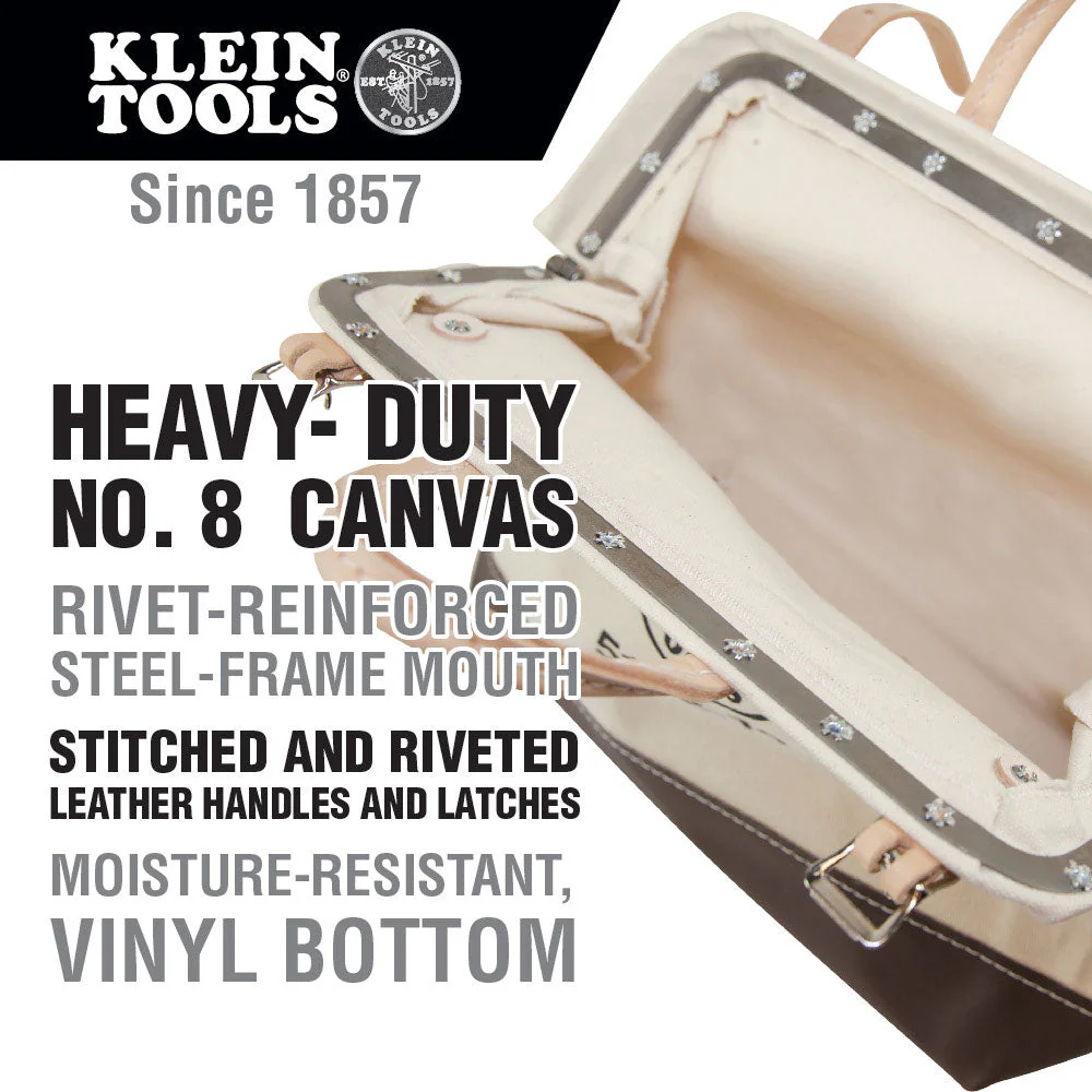 Klein Tools 5102-18 Canvas Tool Bag, 18" - Image 7