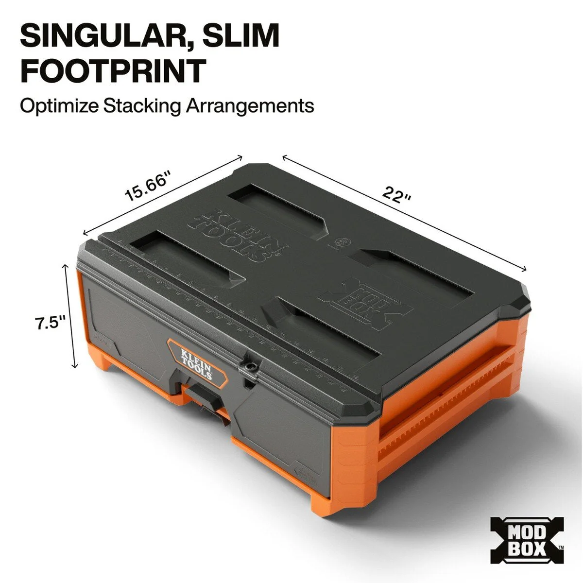 Klein Tools 54844MB MODbox Compact Single Drawer Full Width Tool Storage Drawer Box - Image 2