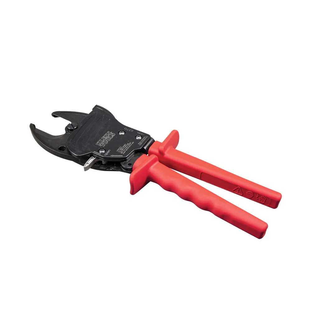 Klein Tools 63711 Open Jaw Ratcheting Cable Cutter - Image 4