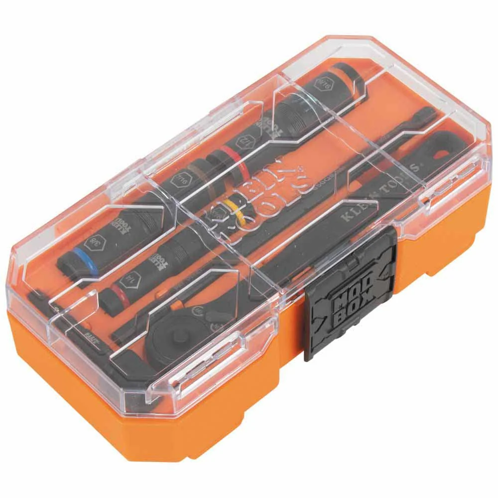Klein Tools 65238 KNECT Essential Deep-Well Heavy-Duty Flip Socket Set, SAE 3-Piece - Image 4