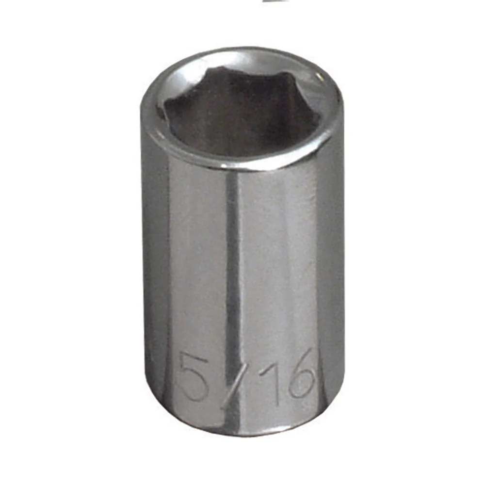 Klein Tools 65607 7/16" Standard 6-Point Socket, 1/4" Drive - Image 4