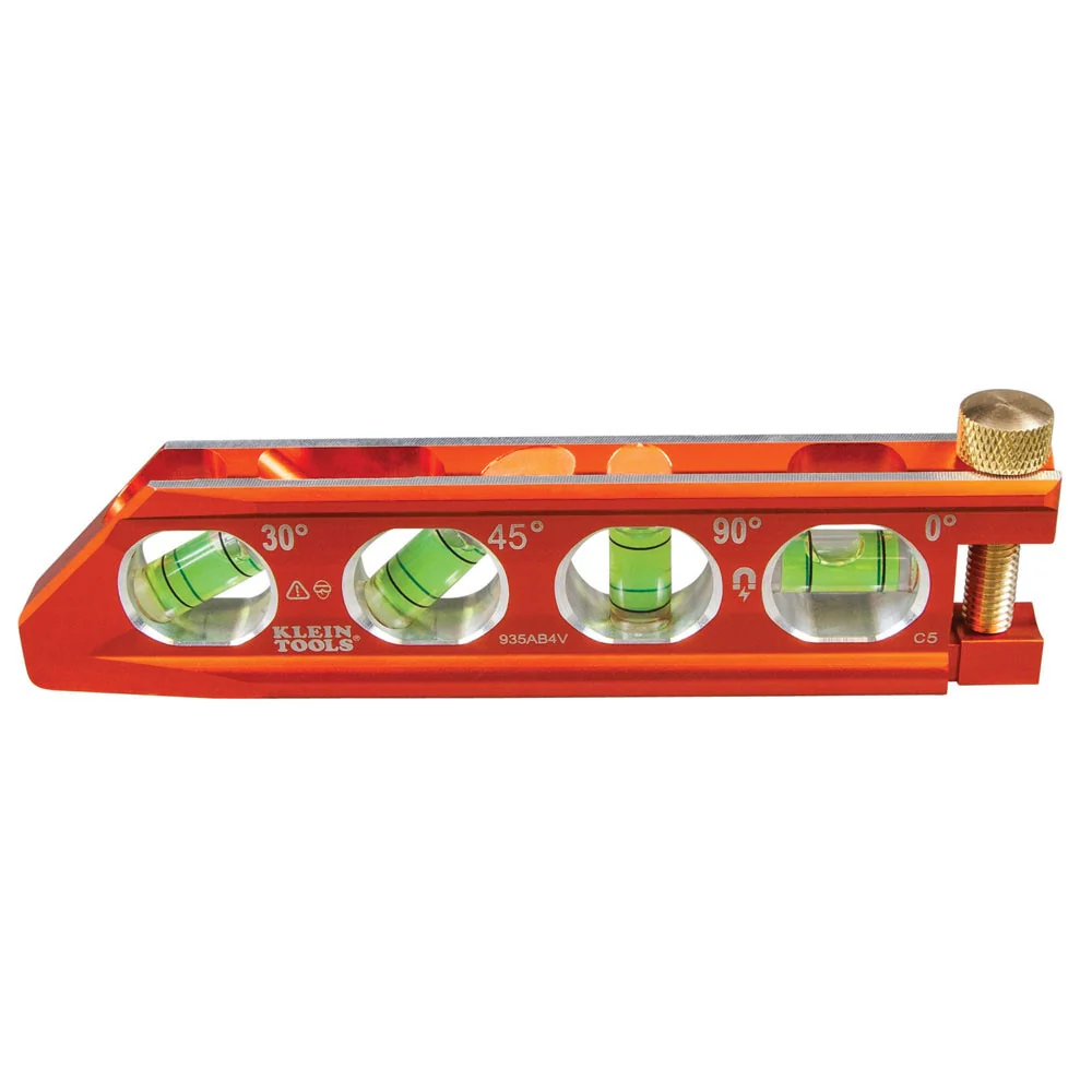 Klein Tools 935AB4V ACCU-BEND Level, 4 Vial - Image 5