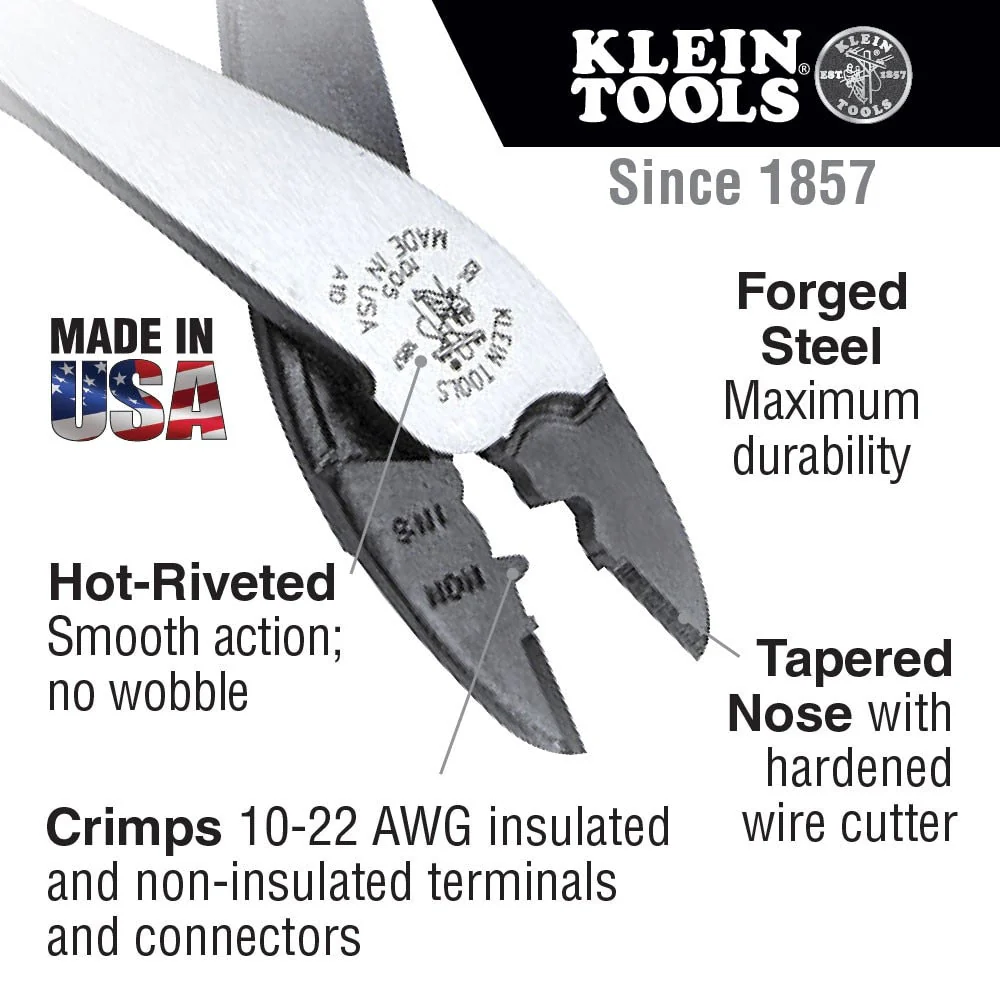 Klein Tools J1005 Journeyman Crimping/Cutting Tool - Image 2