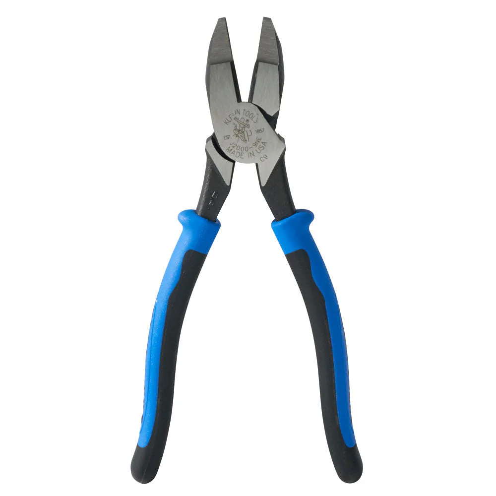 Klein Tools J2000-9NE Lineman's Pliers, 9", Journeyman Handle - Image 2