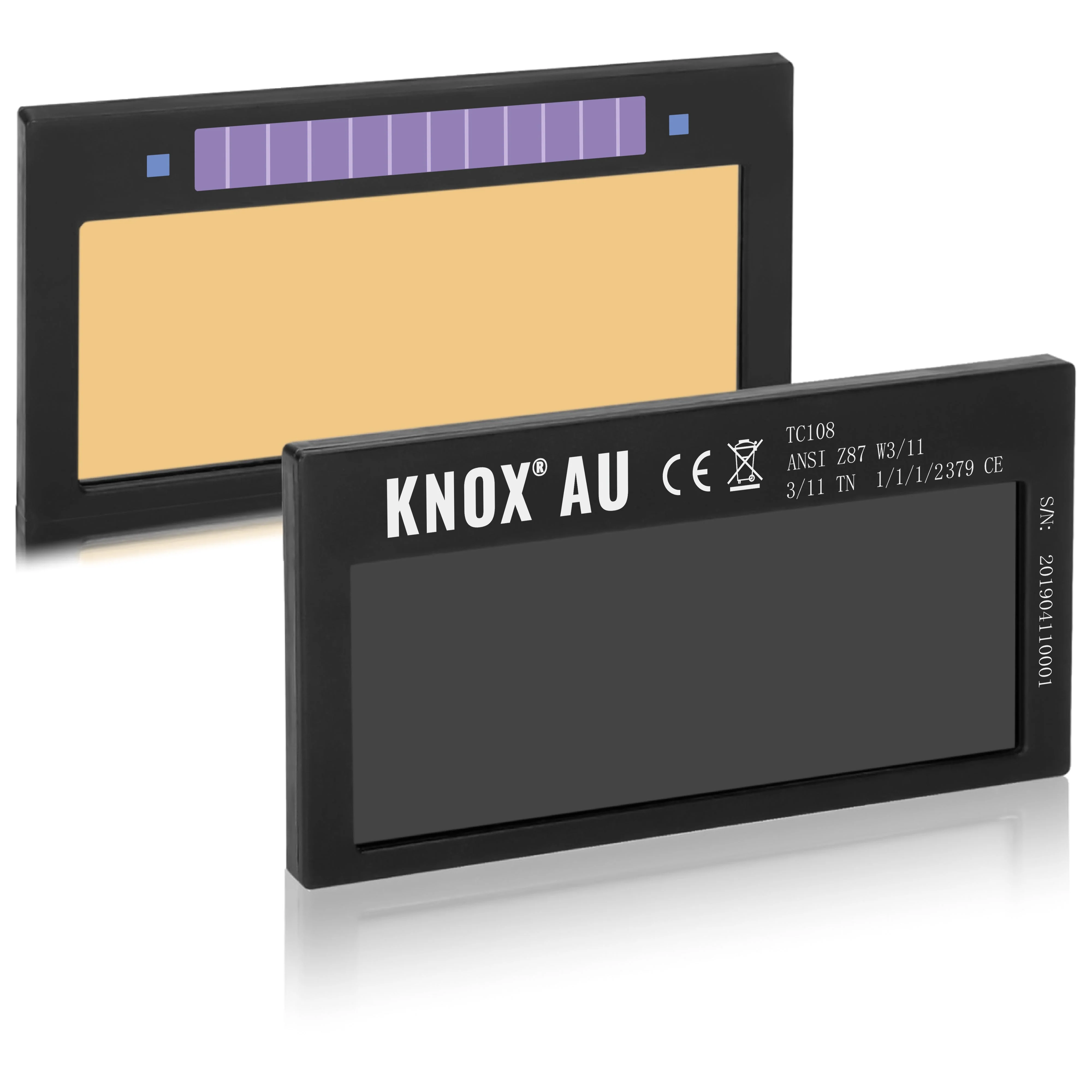 Knox 2x4 X-Series Auto Darkening Adjustable Welding Lens X682 - Image 3