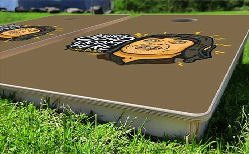 Line Roots Looks Good From Here Pro Cornhole Bean Bag Toss Game 24x48 with 8 Custom Regulation 16oz Bags - Image 3