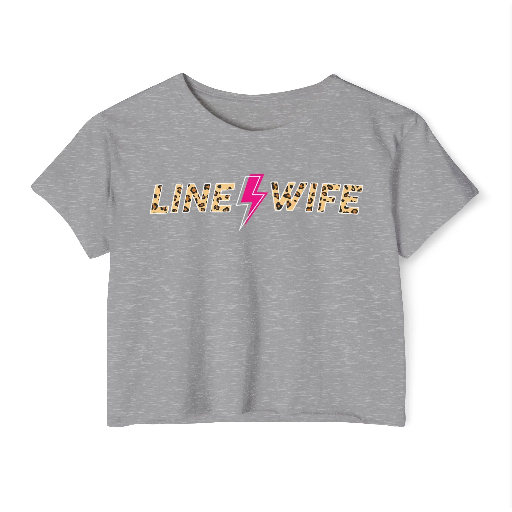 Line Wife Cheetah Crop Tee - Image 2