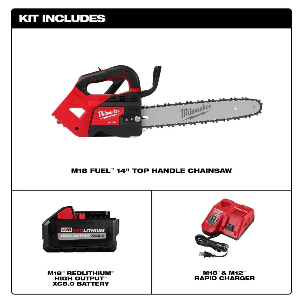 M18 FUEL 14 Top Handle Chainsaw Kit - Image 3