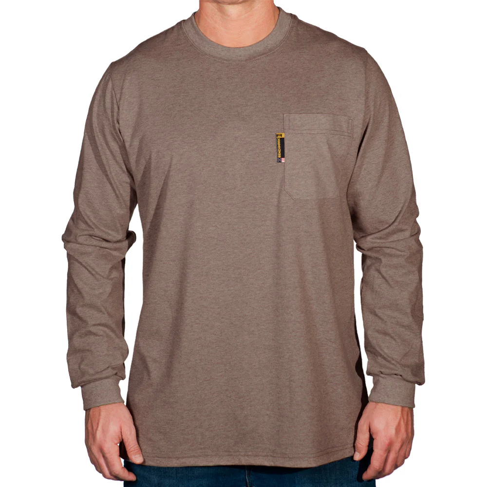 Men's Lightweight Long Sleeve FR T-Shirt - Image 4