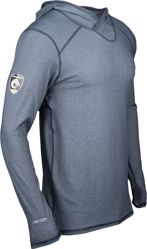 Men's Pro Dry® Tech Long Sleeve FR Shirt with Hood - Image 6