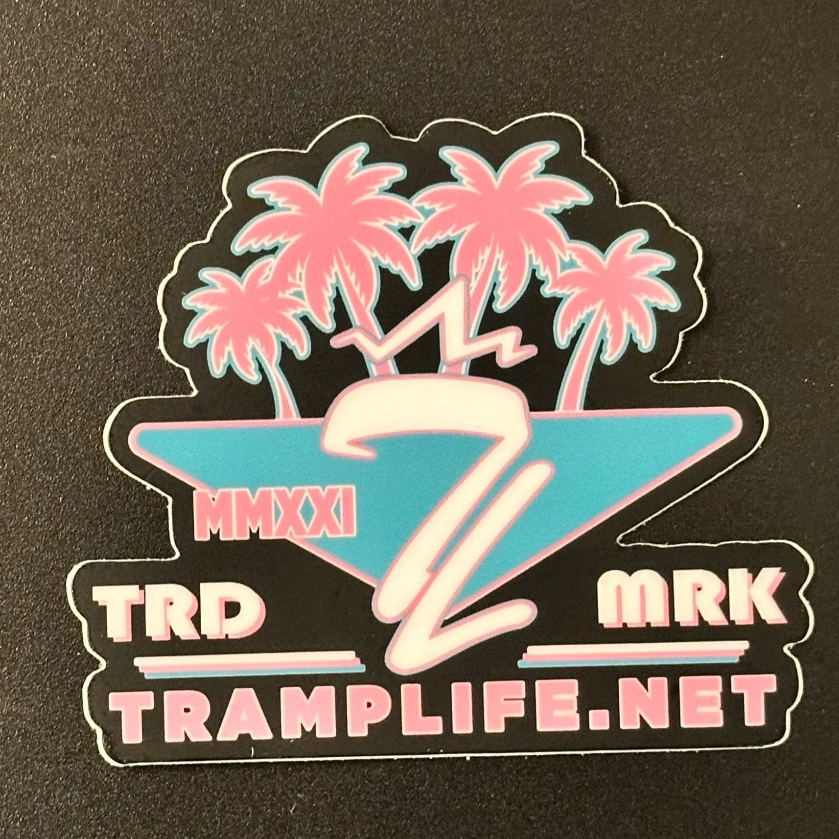 Miami Vibes Sticker 3 inches wide - Image 2