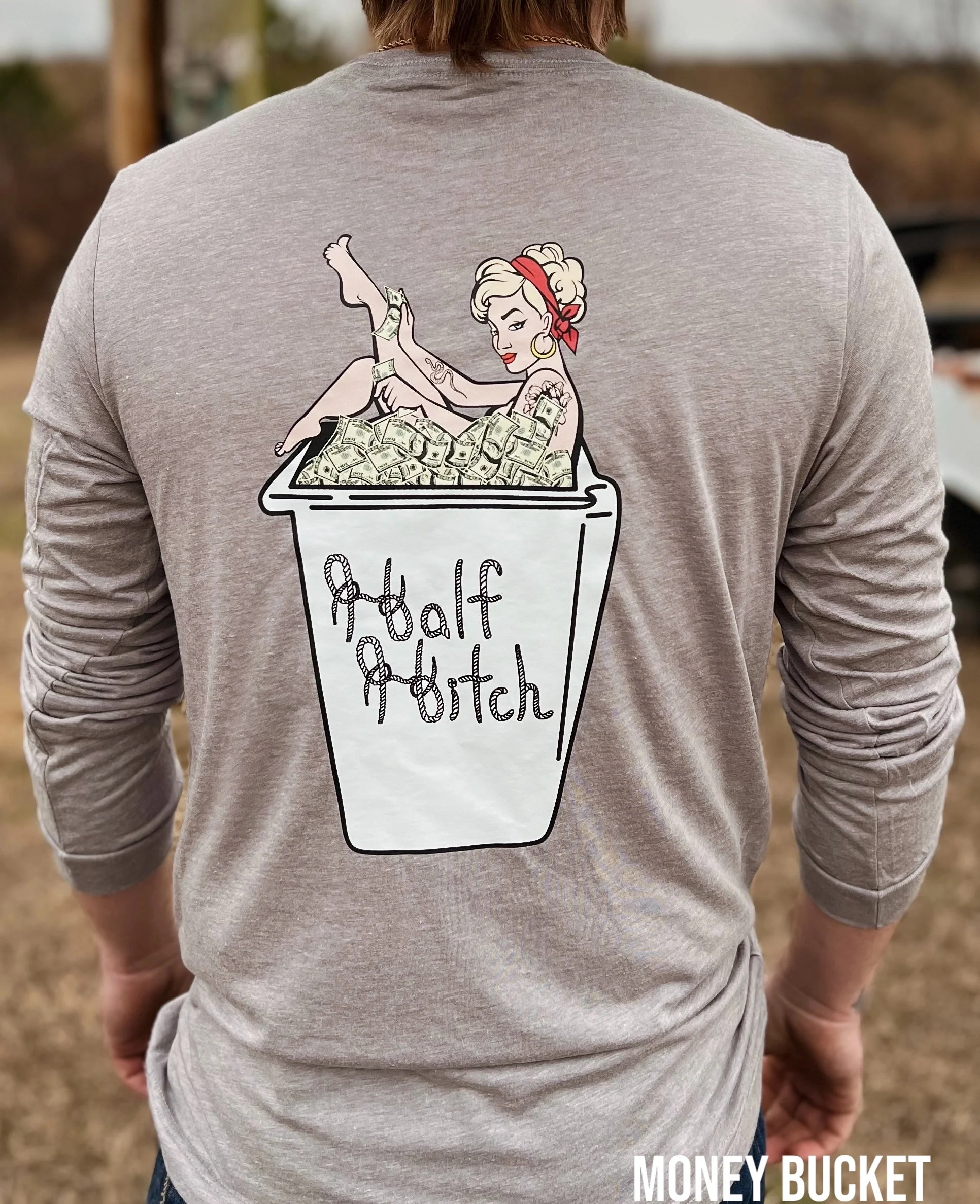 Money Bucket Long Sleeve Shirt - Image 15