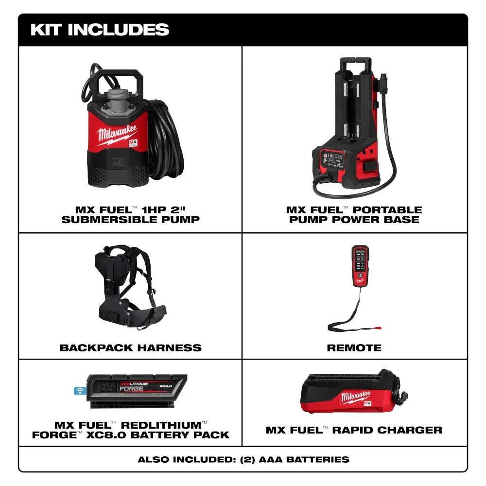 MX FUEL 1HP 2" Submersible Pump Kit - Image 5