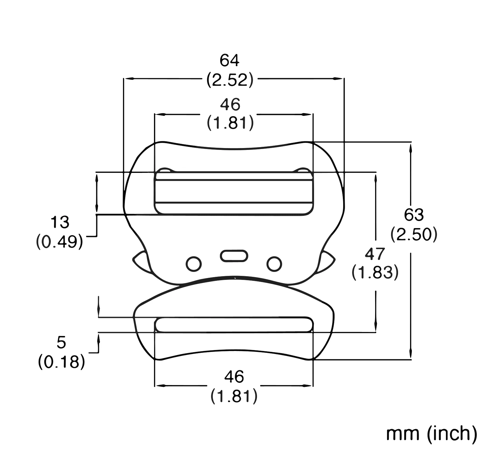 N-5869 / Aluminum QR Buckle - Image 3