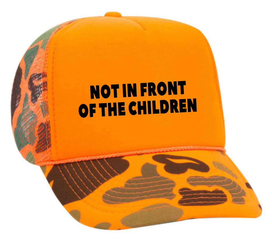 Not In Front Of The Children Trucker Hat - Image 17