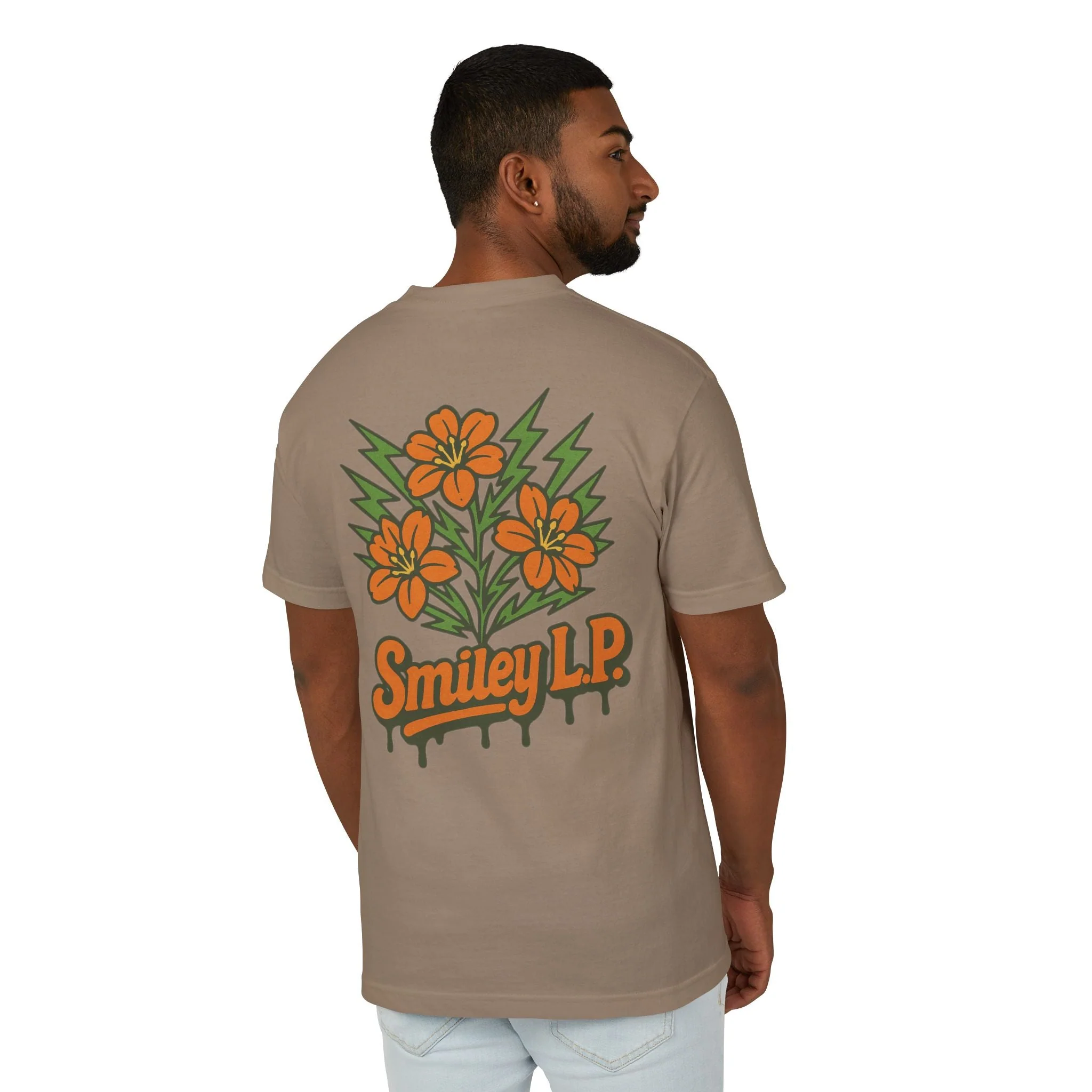 Orange Blossom - Unisex Heavyweight Cotton Tee - Image 2