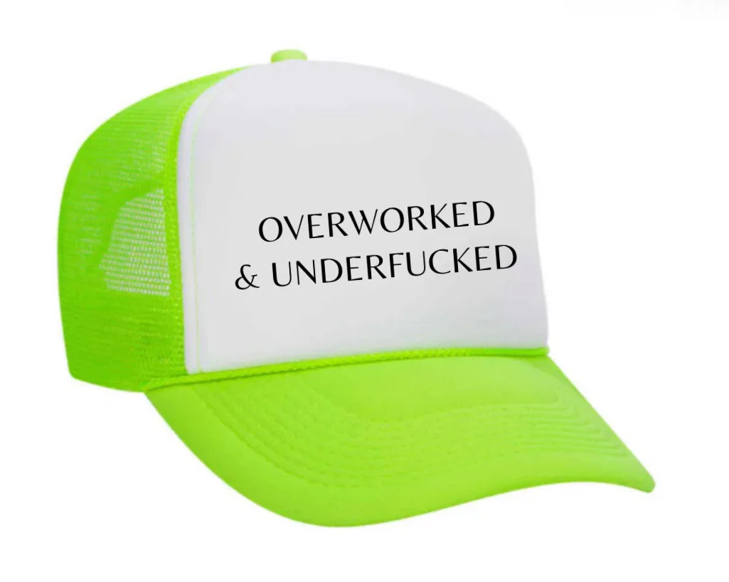 Overworked Trucker Hat - Image 15