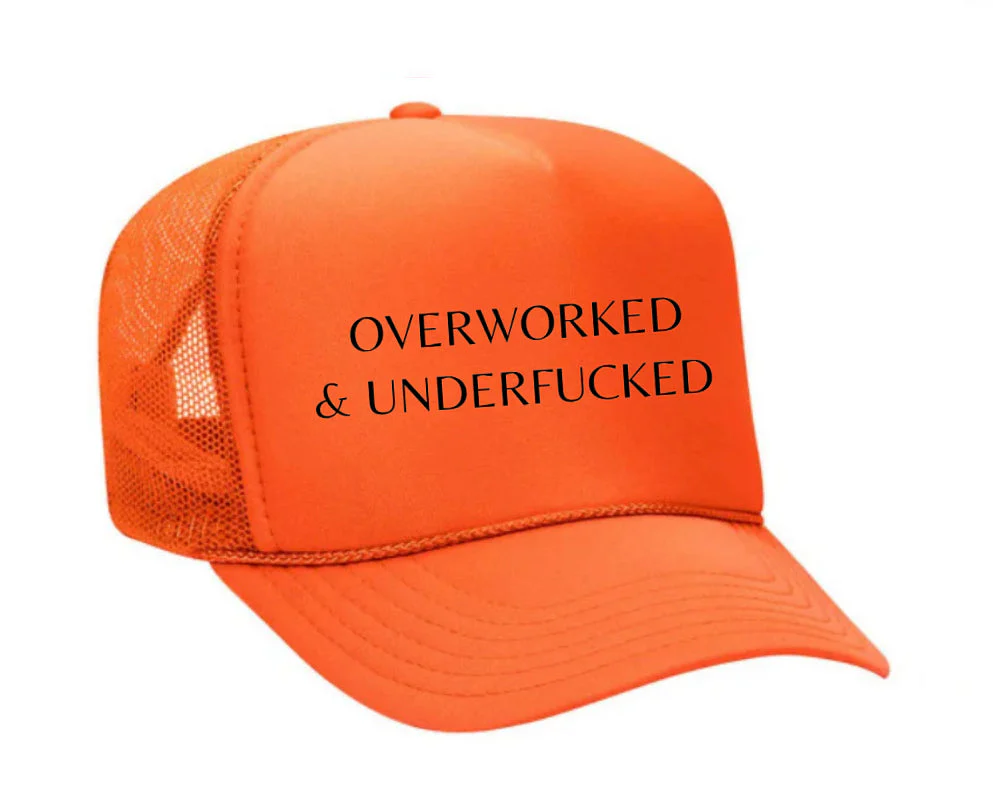 Overworked Trucker Hat - Image 26
