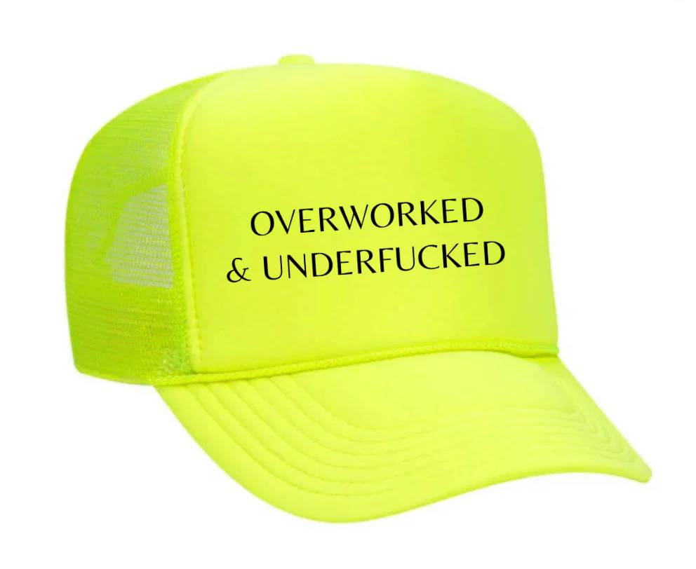 Overworked Trucker Hat - Image 33