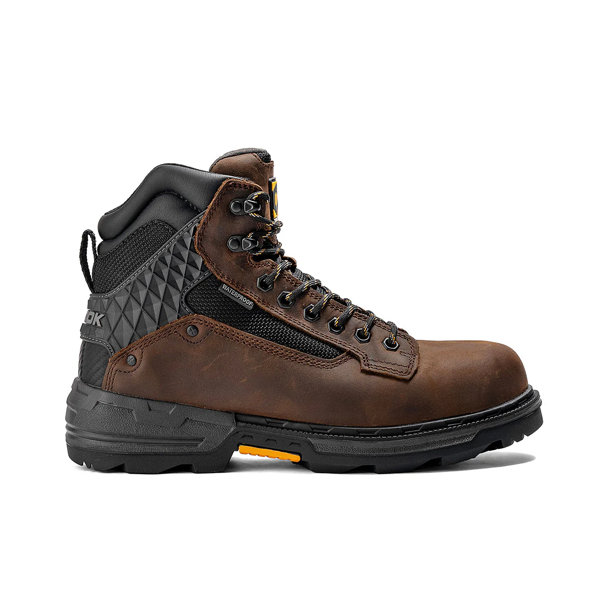 Pallet Jack 6" Plain Toe Waterproof Work Boot – Brown - Image 6