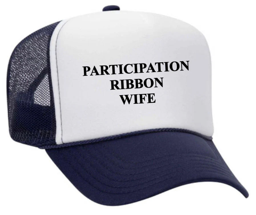 Participation Ribbon Wife Trucker Hat - Image 2