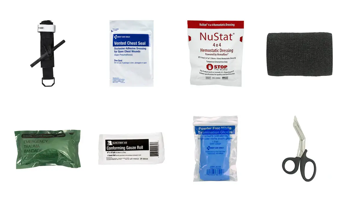 Patrol Trauma Kit w/Bleeding Control Kit | Tactical IFAK - Image 2