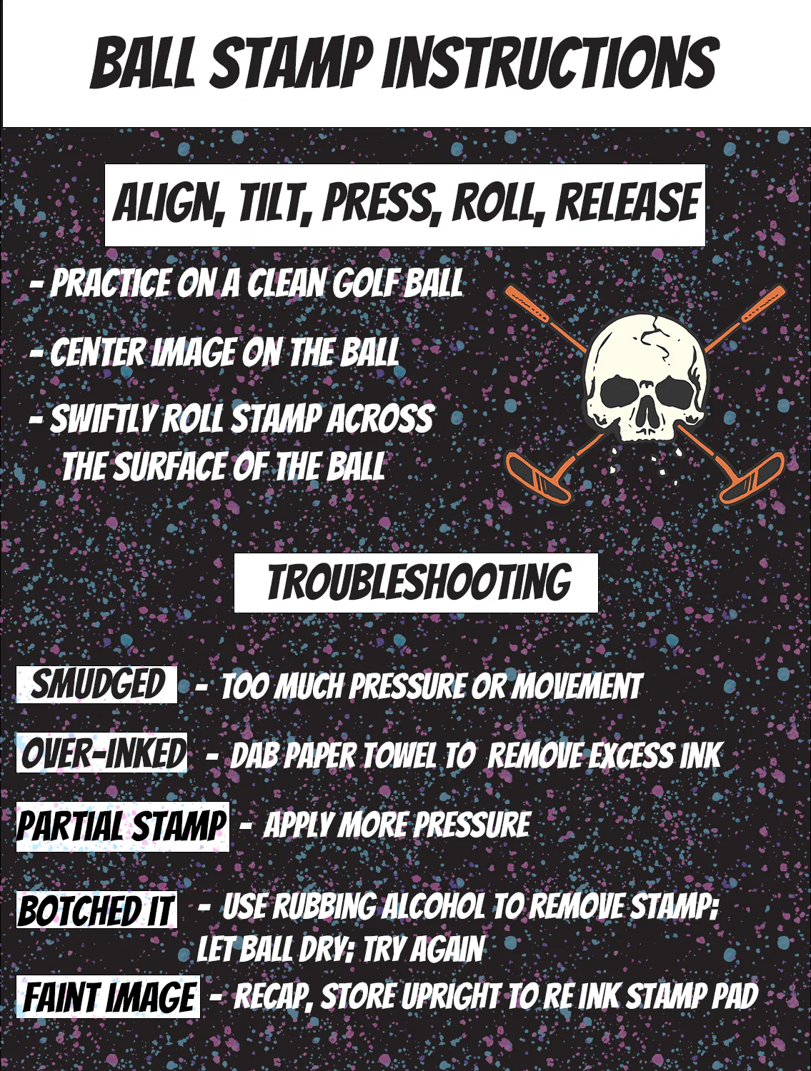 Shankitgolf Ball Stamps 20+ Designs - Image 2