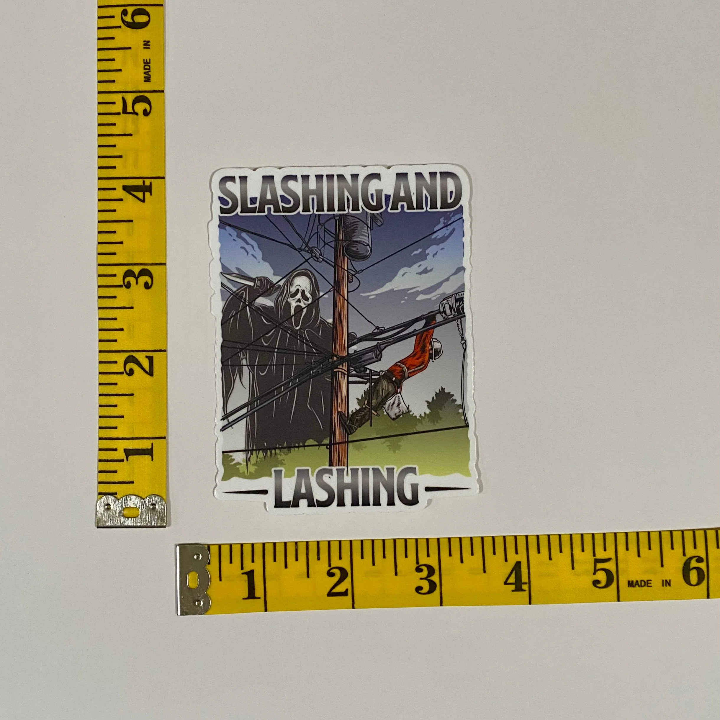 Slashing and Lashing Sticker - Image 3