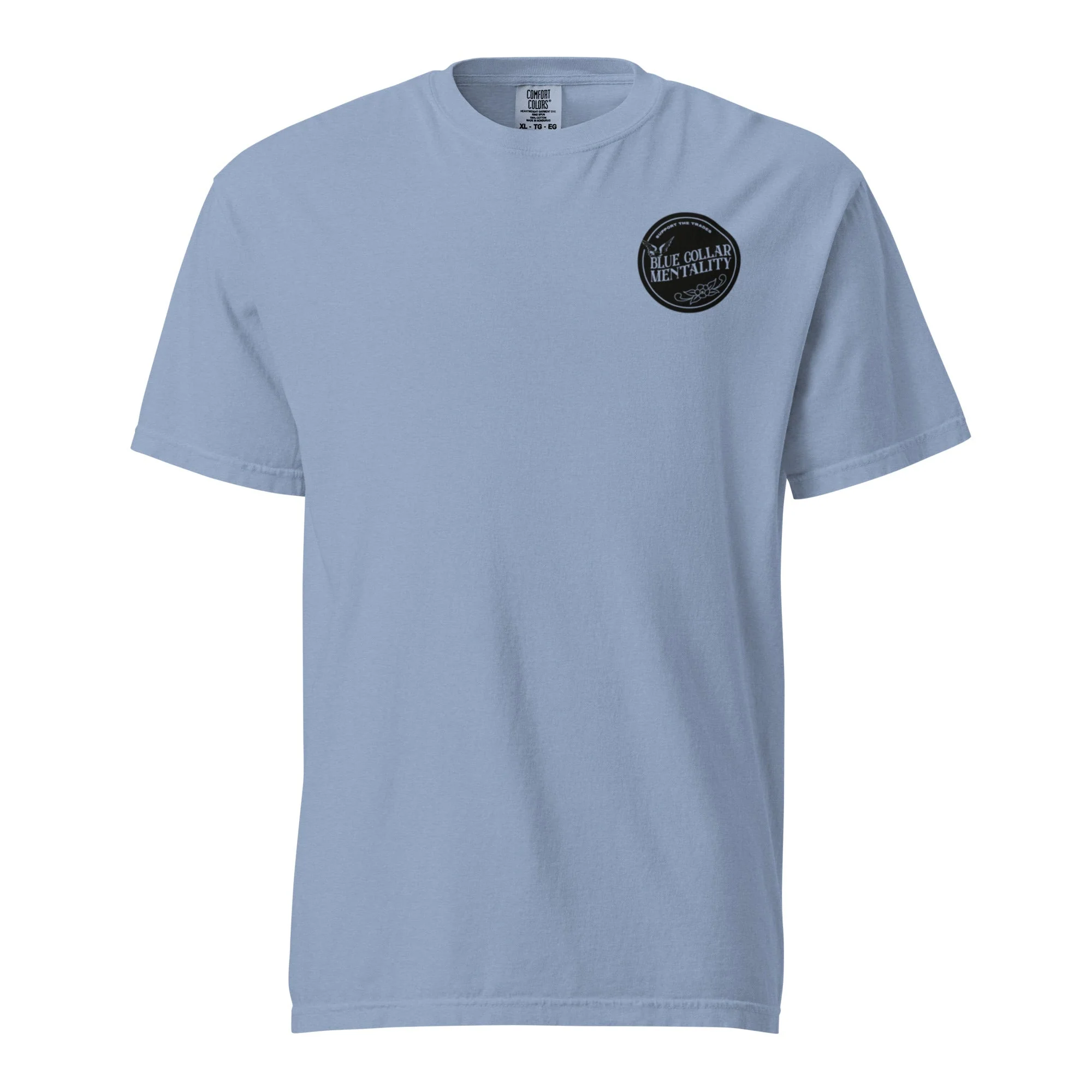Support Blue collar mentality heavyweight t-shirt - Image 11