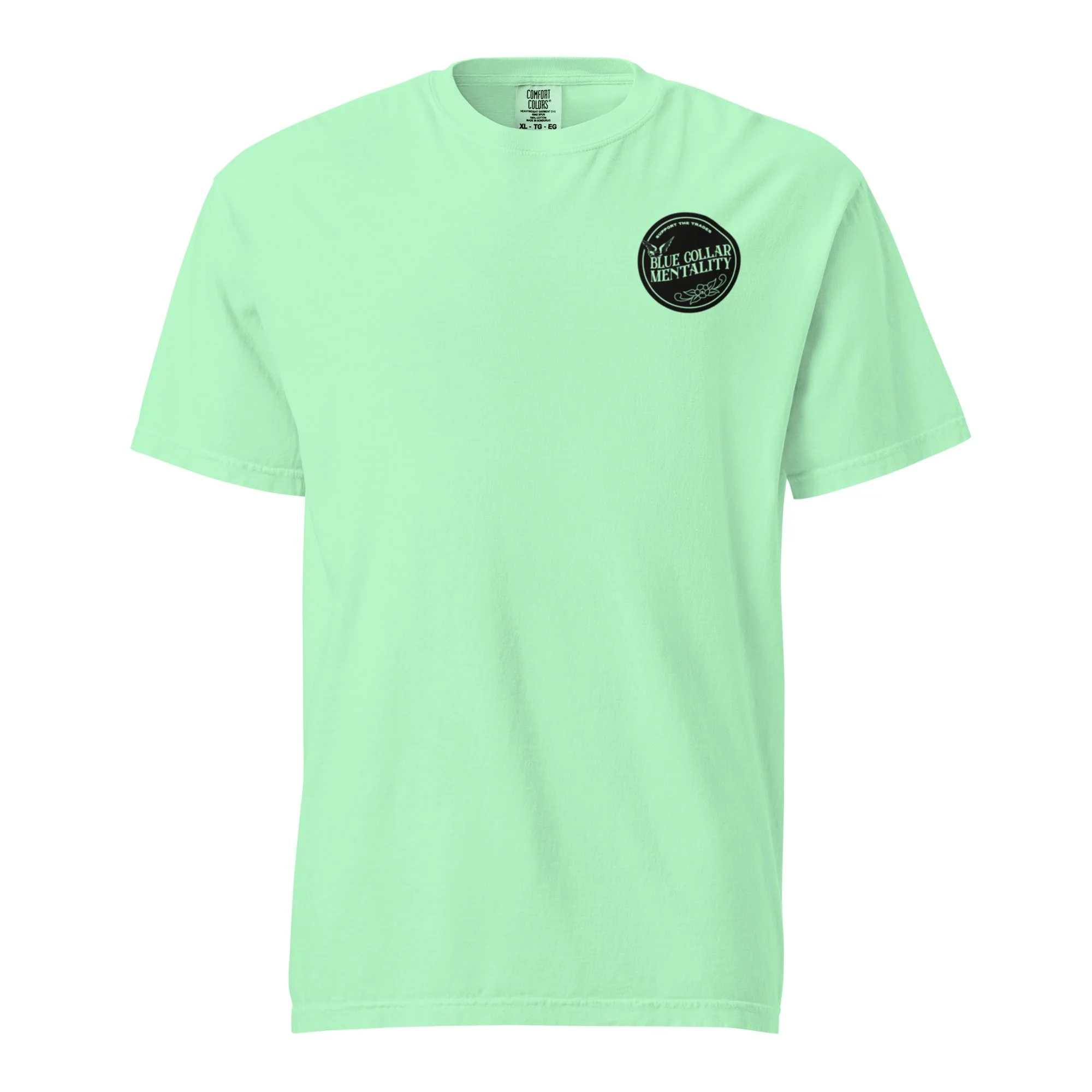 Support Blue collar mentality heavyweight t-shirt - Image 12