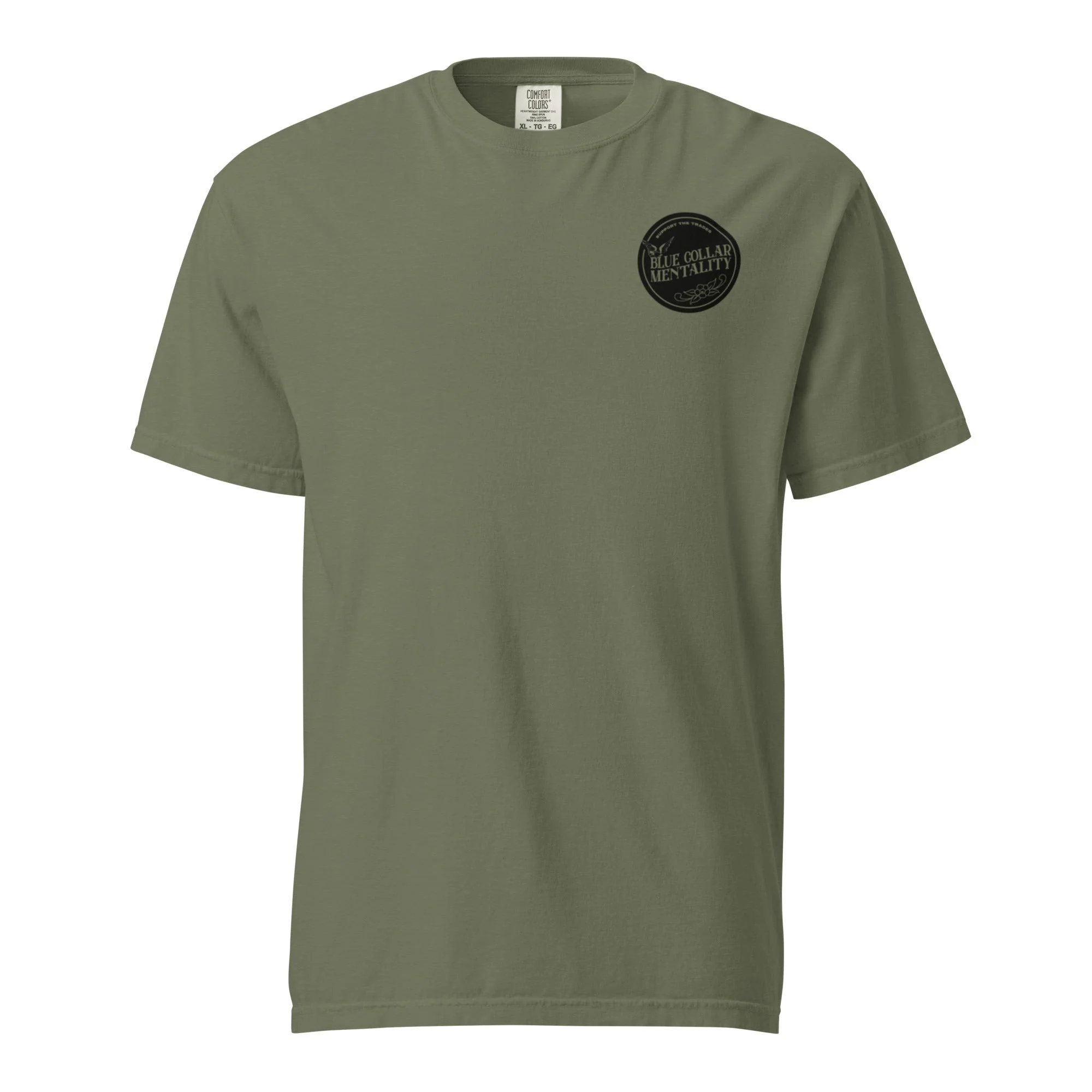 Support Blue collar mentality heavyweight t-shirt - Image 9